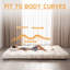 Matelas de futon pour matelas de sol, tapis de couchage pliable de 8 po à motif de tatami épais, canapé-lit, lit double-119224723-119224719
