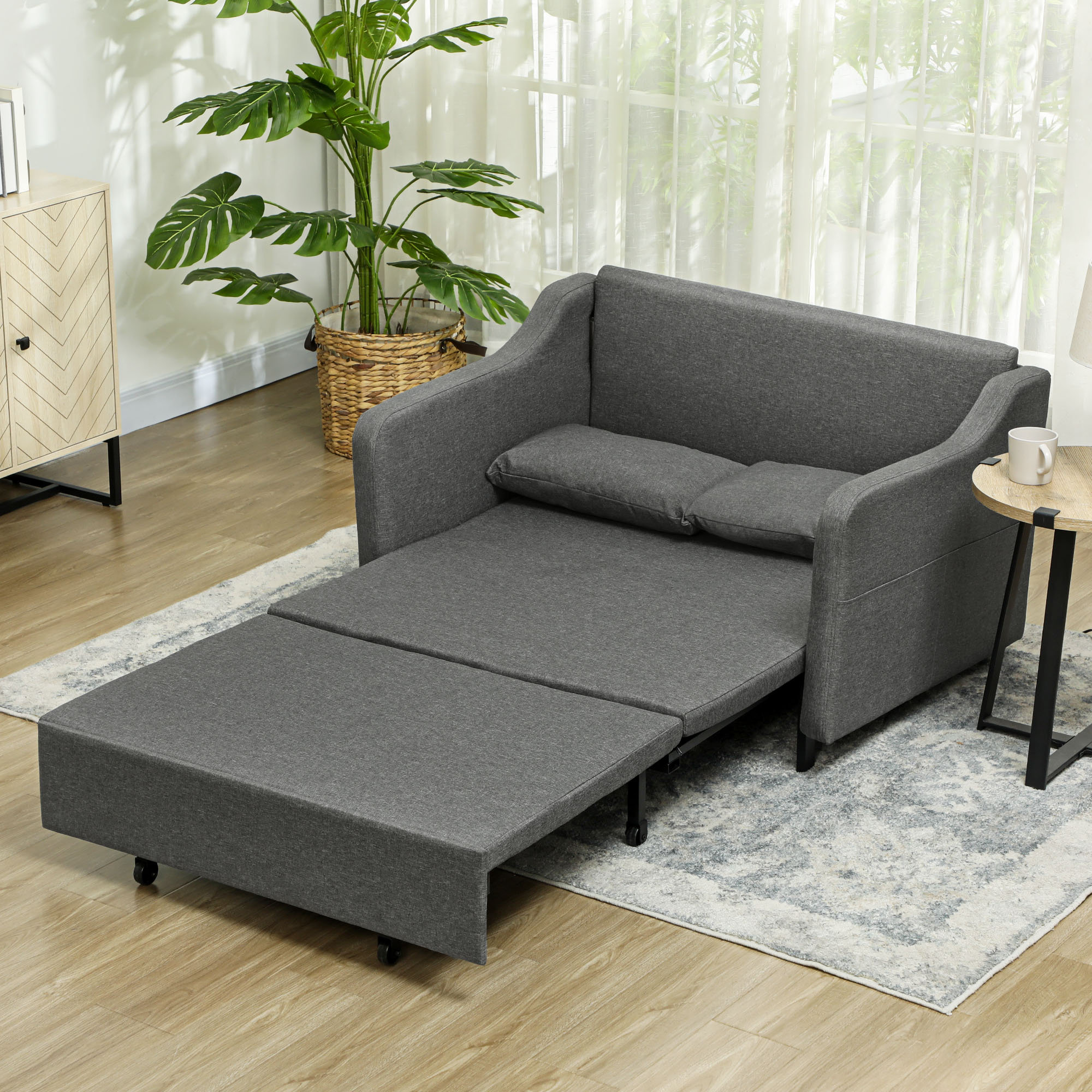 Latitude Run Stali Seater Fold out Sofa Bed