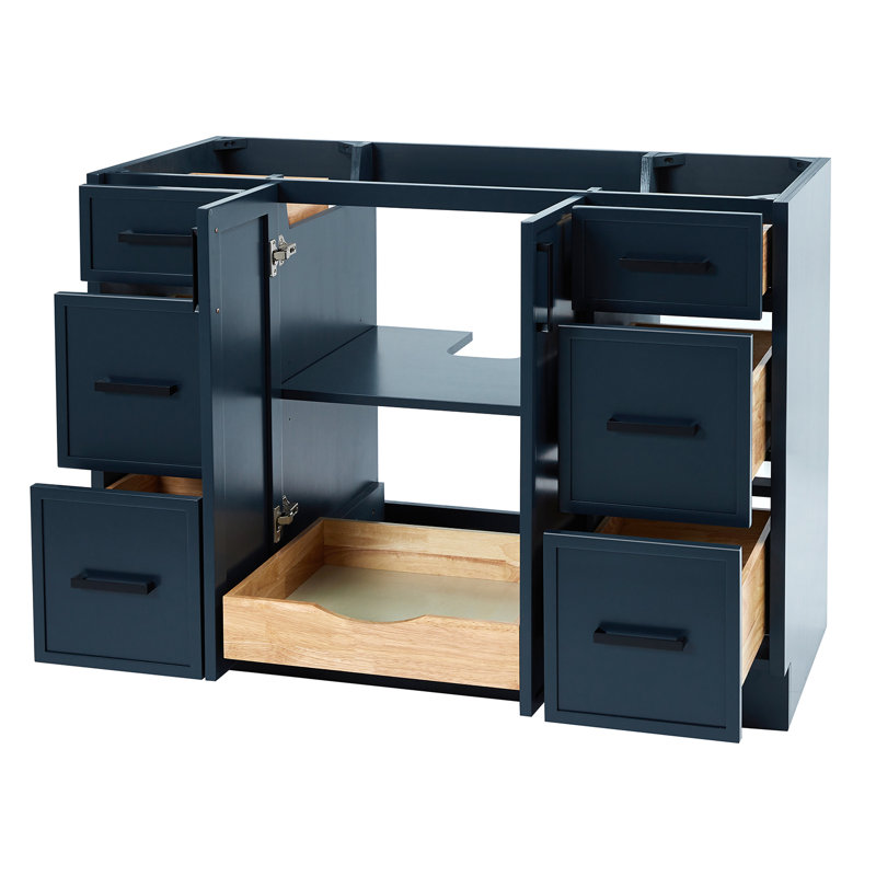 Base de meuble-lavabo simple ARIEL Kelley 48 seulement, Bleu, 48"