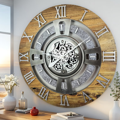 Solid Wood Wall Clock