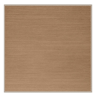 Tapis brun uni lavable à la machine