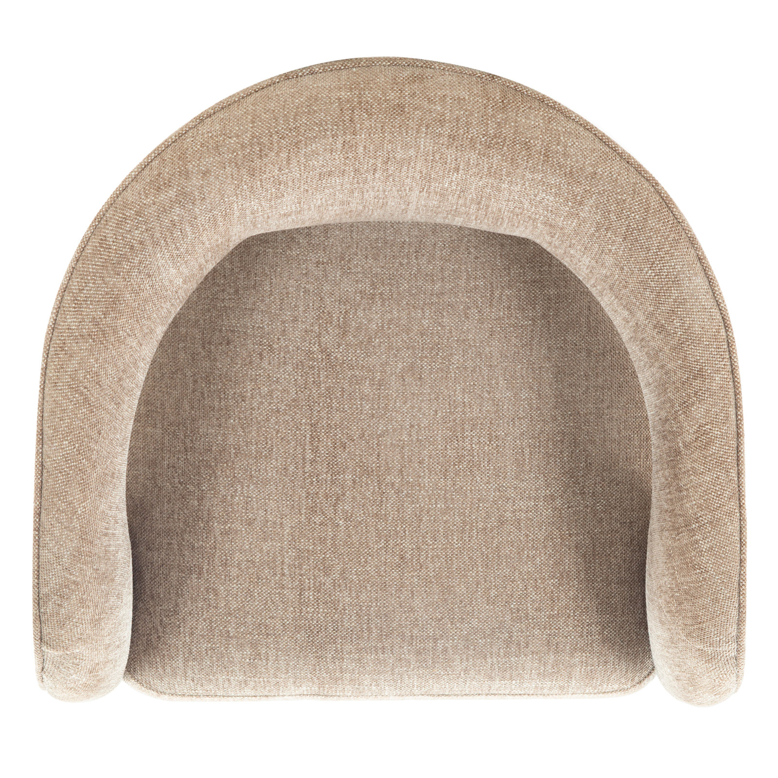 Meline Dining Chair, Dark Brown Chenille