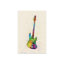 Guitare basse électrique, impression sur verre acrylique