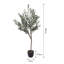 155cm Faux Olive Tree Tree in Freestanding