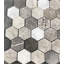 2" x 2" Marble Honeycomb Mosaic Wall & Floor Tile