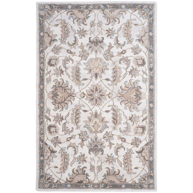 Davila Hand Tufted Viscose Oriental Rug, Rectangle 2'6" x 4'