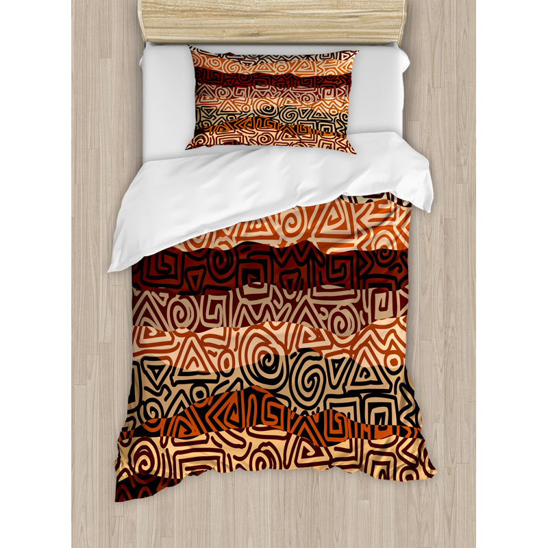 Modern & Contemporary Polyester Duvet Cover, Twin