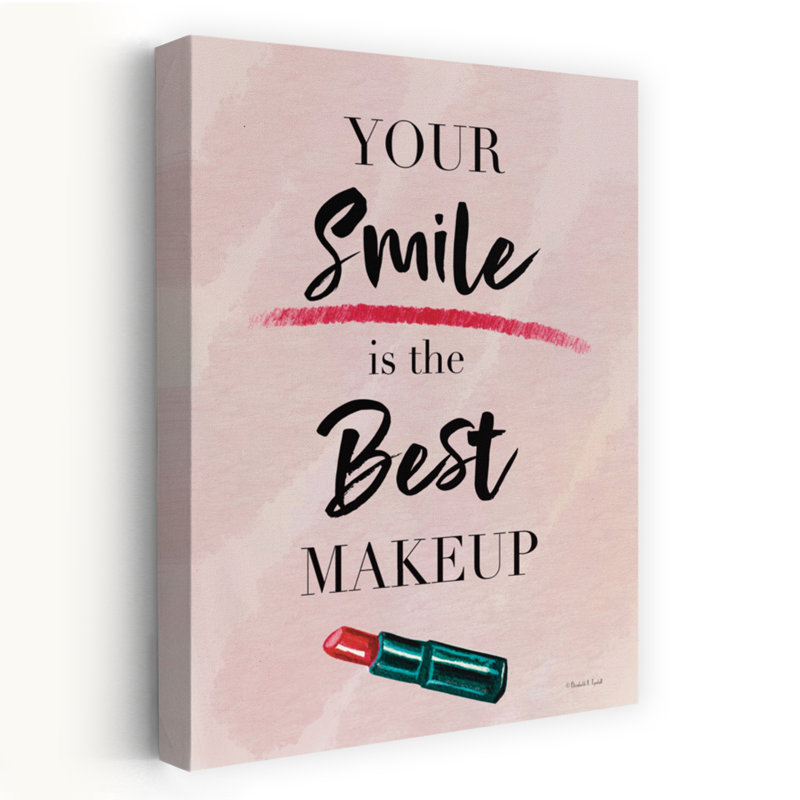 Art contemporain abstrait «Smile Is The Best», H 24 po x l 16 po