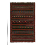 One-of-a-Kind Rectangle 4' X 5'9" Hand Knotted Area Rug