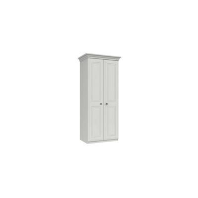 Warminster 2 Door Manufactured Wood Wardrobe