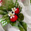 Couronne de fraises printanière