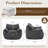 Bean bag chair comes with a spacious size, corduroy loveseat.-2059960151