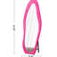 Miroir mural 63 po x 24 po et miroir au sol, enveloppé de flanelle, ondulé irrégulier, incassable, rose pour salon pleine longueur, haute définition, chambre à coucher-129975738