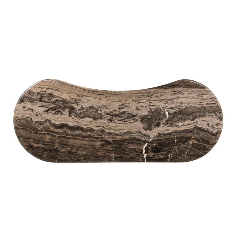 Ponce Desk-Rocky Brown Marble
