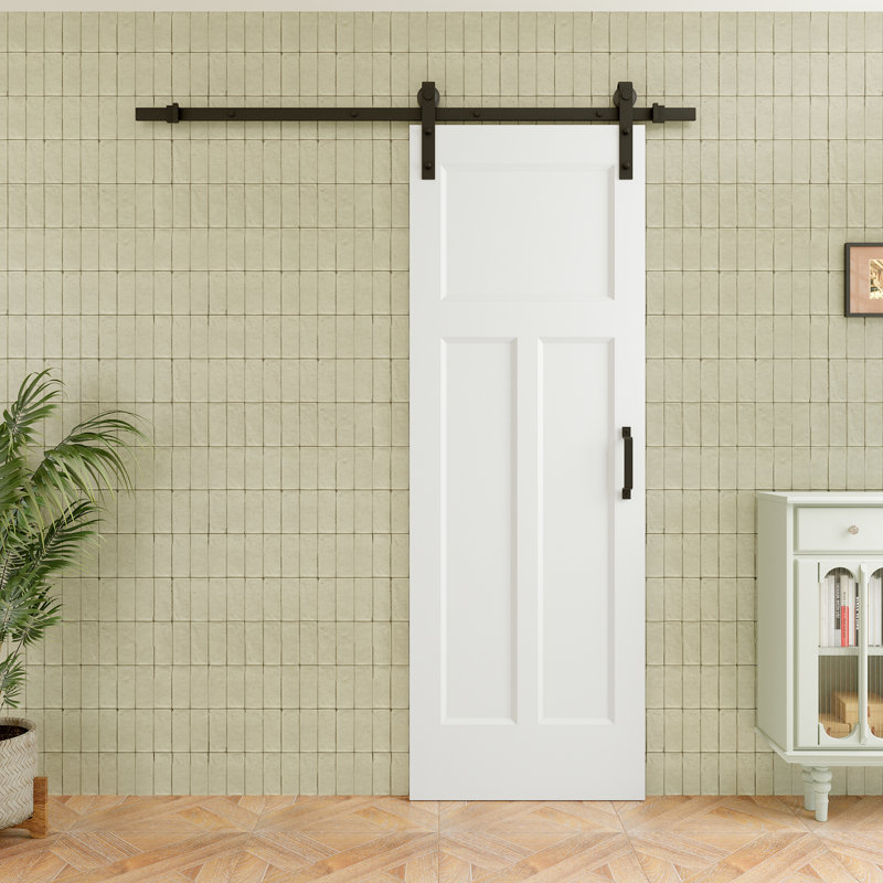 Porte de grange coulissante en bois 80 po H 3 po, 28 po x 80 po
