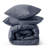 Best Seller Bedsure Cotton Fabric With Microfiber Inner Fill Comforter Set, 143TC-106246657-106246649