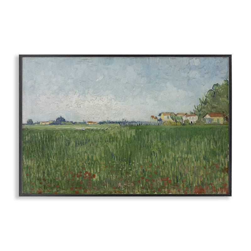 Art de giclée Van Gogh, Giclée encadrée noir minuit, H 16 po x l 24 po