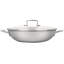 Le Creuset Classic Stainless Steel Round Wok With Glass Lid, 4.5 Qt.