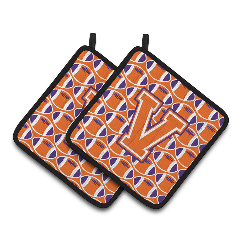 Poignée de football, V, Orange / Blanc / Regalia