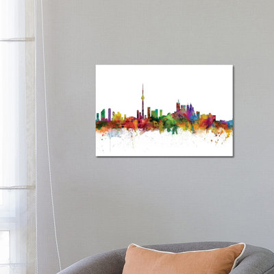 Toronto, Canada Skyline by Michael Tompsett - Wrapped Canvas Gallery-Wrapped Canvas Giclée