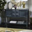 Console en bois massif 45,7 po Sadie-24736840