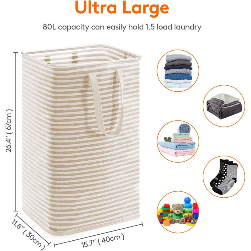 Polyester Laundry Room Organiser, Beige
