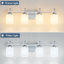 Luminaires de meuble-lavabo en verre Mid-Century E26-1445137098-1445137096