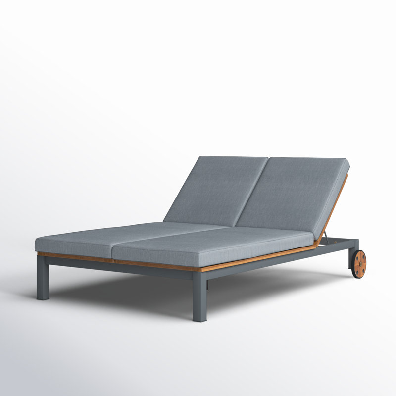 Outdoor Lounge Chair, Gray