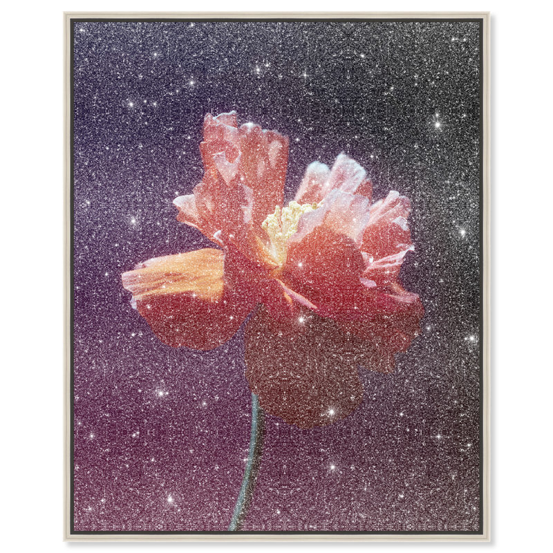 Taffeta Twilight II Print by Oliver Gal, 17"H x 21"W, Silver Floater Frame