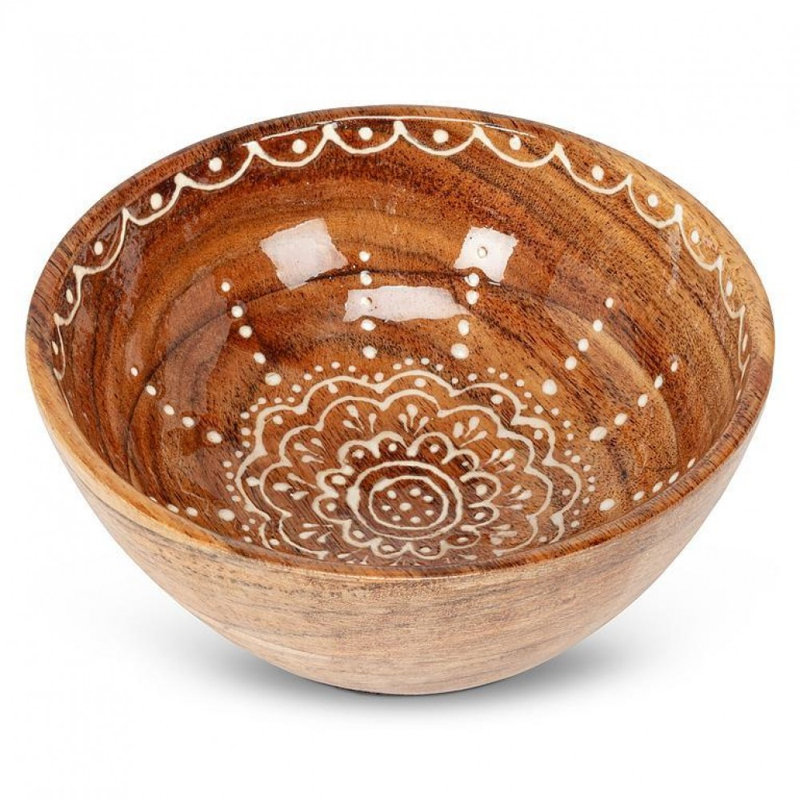 Large With Sunburst Pattern Bowl, 6"