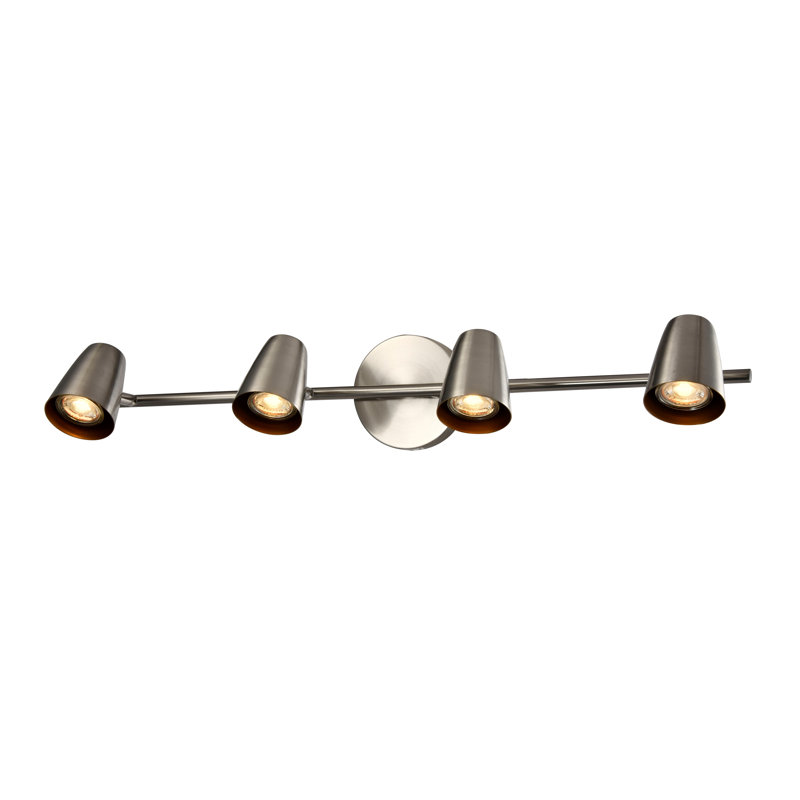 Harjovan 28'' 4 -Light Linear Track Kit with Dimmable
