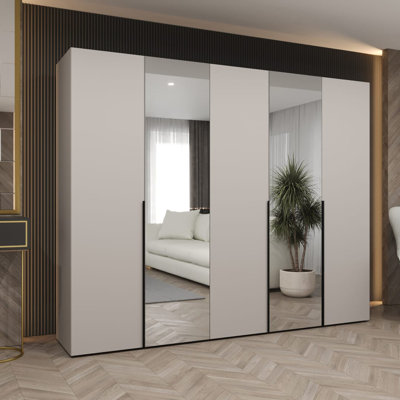 Bogins 4 Door Manufactured Wood Wardrobe