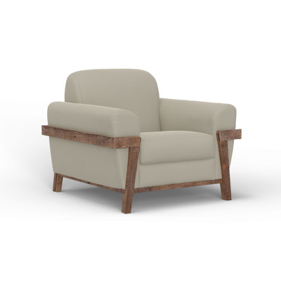 Loft Brown Wooden Frame & Base, Armchair