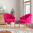 Lilly Velvet Barrel Chair
