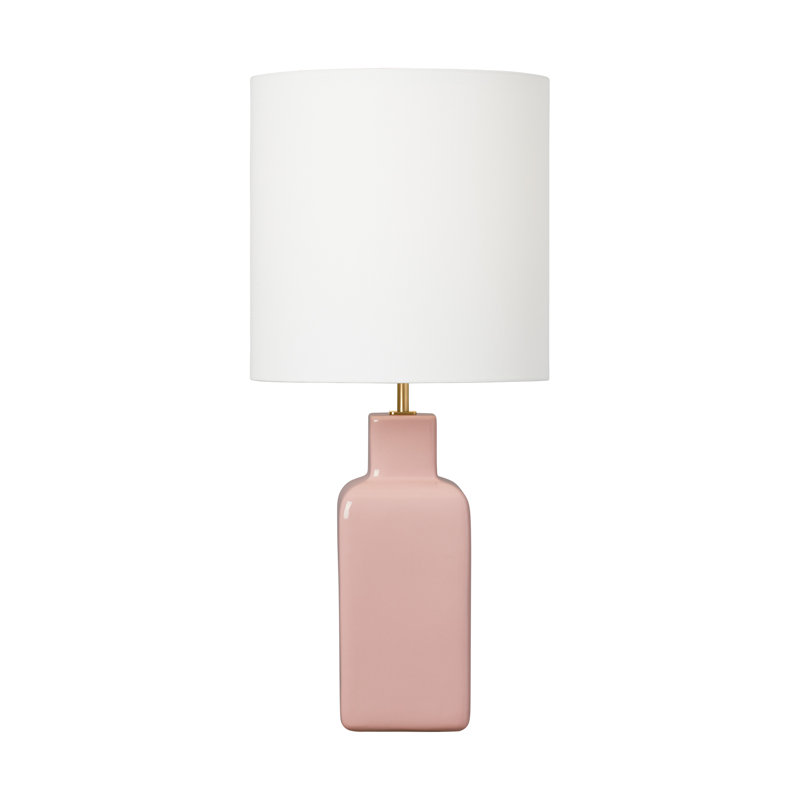 Visual Comfort Studio Ceramic Table Lamp, Pink