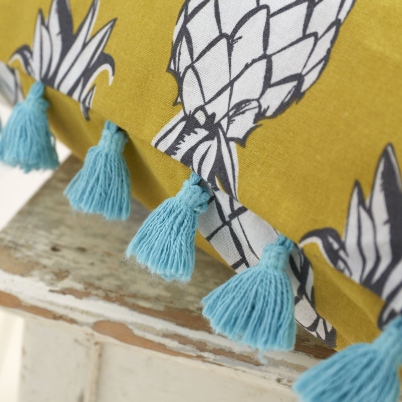 Tupi Pineapple Tassel Filled Cushion