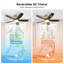 42 Inch Flush Mount Ceiling Fans With LED Light 22W And Remote Control 5 ABS Fan Blades For Indoor