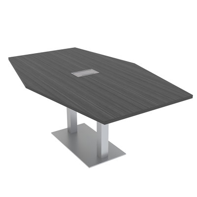 Table de conférence hexagonale avec alimentation et données