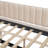 Full Size Upholstered Daybed With Trundle And Wood Slat Support, Beige