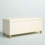 Banc de rangement rembourré Peele
