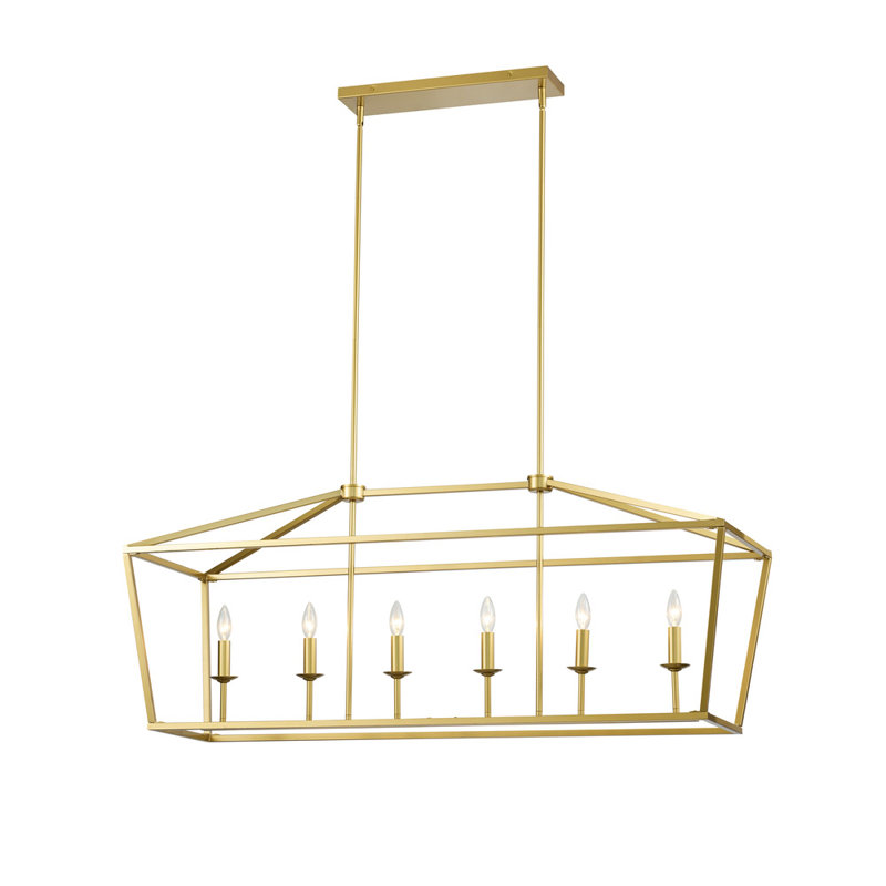 Lustre linéaire à 6 lumières Bonney