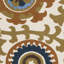 Tapis floral en coton tissé à la main Centerburg-24680321