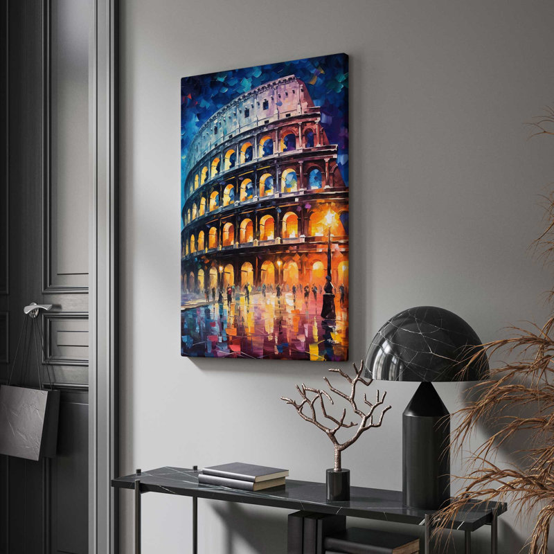 Le Colisée, Rome, Italie, H 72 po x l 42 po x P 1,5 po