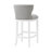 Miranda Solid Wood Frame Swivel Bar And Counter Stool With Linen Fabric-72709854-72729329