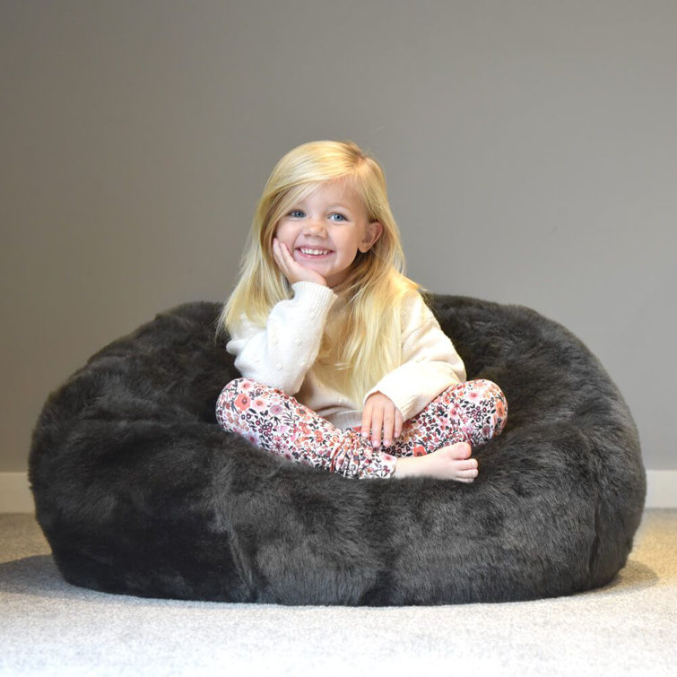 Isabelle & Max Nate 100% Polyester Refillable Classic Bean Bag ...