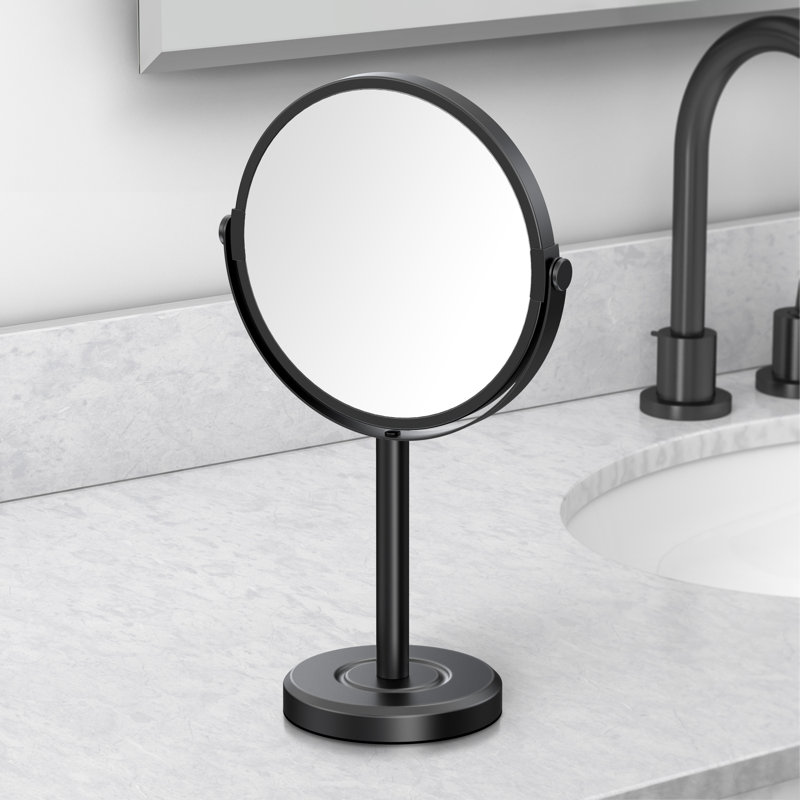 Miroir de salle de bain/meuble-lavabo Latitude II, Noir mat