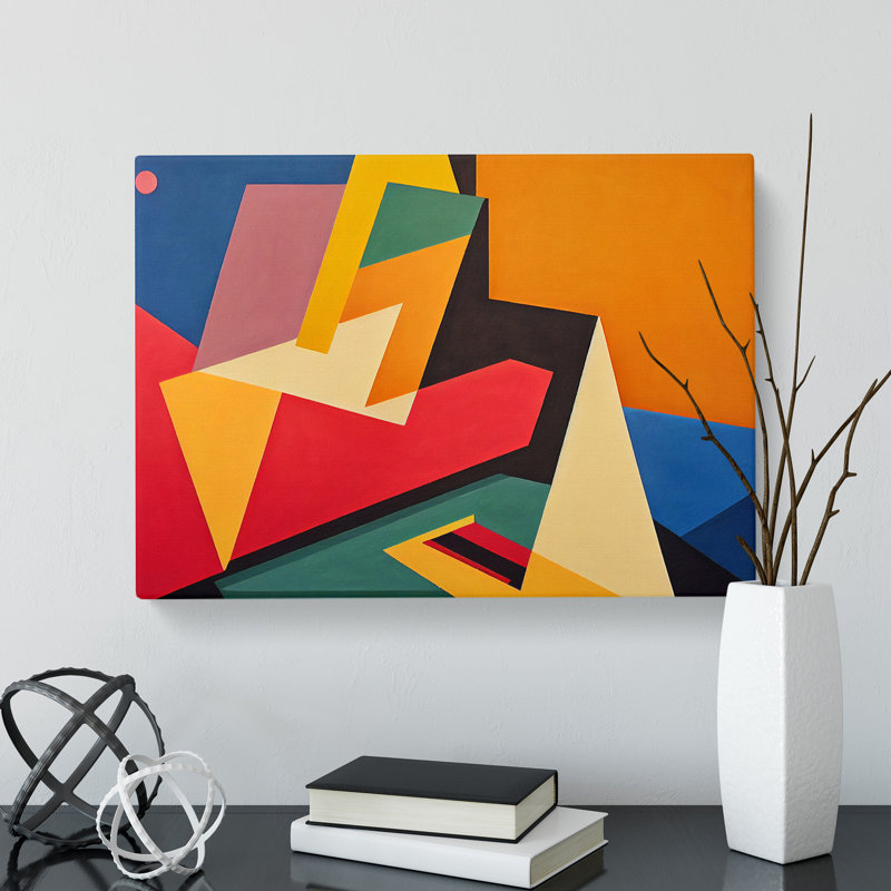 Art Suprematism Vol.6 Abstract - Wrapped Canvas, 50cm H x 76cm W x 3cm D