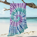 Serviettes de plage teintes à la main Shonta | Serviettes de piscine 100% coton 30 po x 60 po