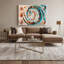 Art mural sur toile blanc, "Coastal Starfish"-39548590
