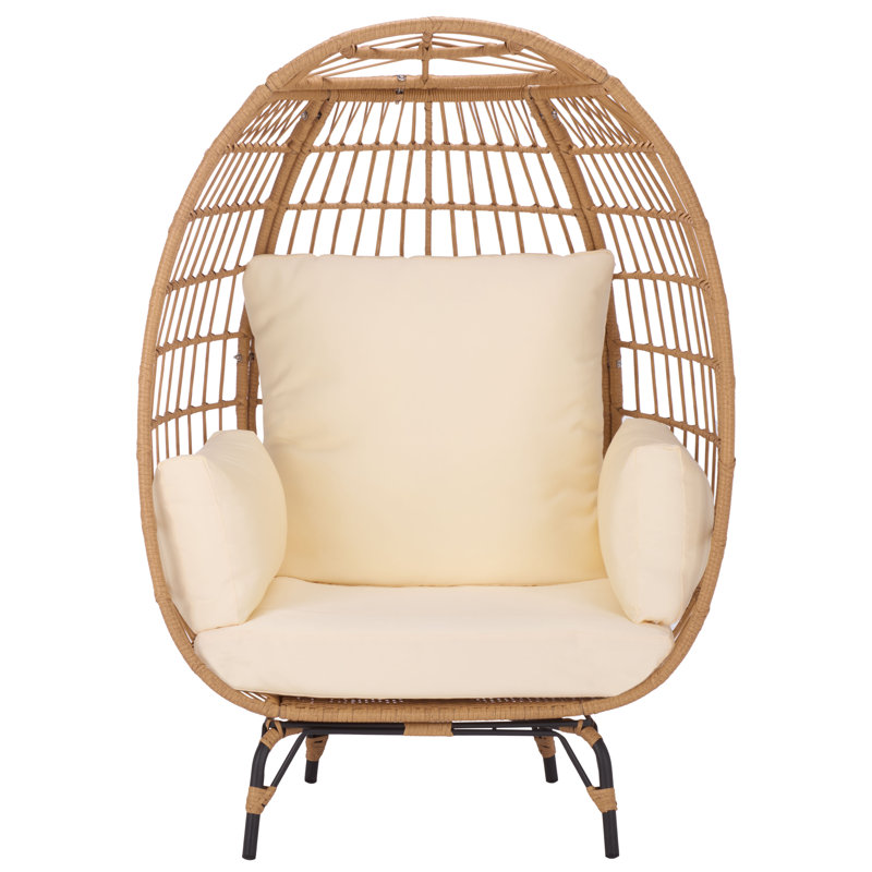 Emmett Outdoor Lounge Chair, Beige